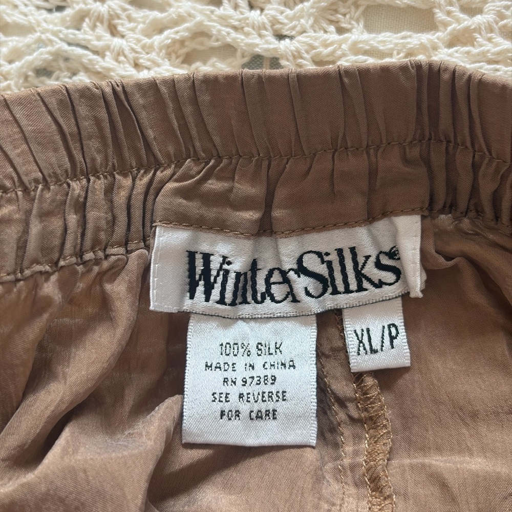 WinterSilks Chocolate Maxi Skirt - Picture 3 of 3